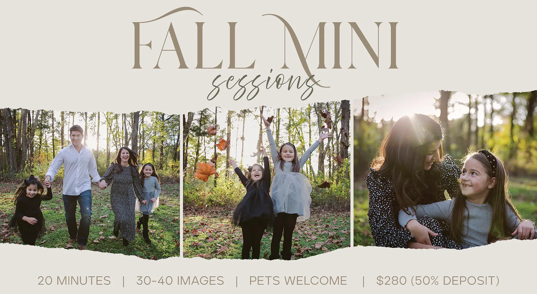 Fall Mini Sessions